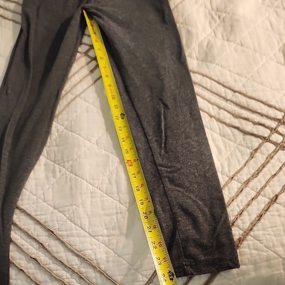 Poof! Charcoal Gray Kids Leggings - Picture 4 of 8